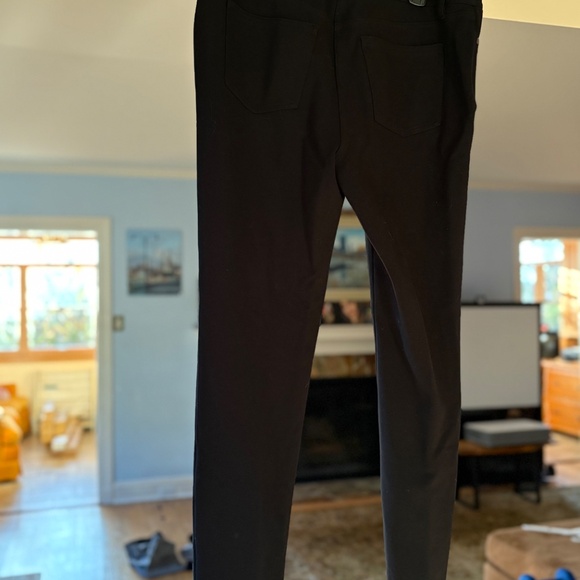 Talbots Black Ponte Pants 10 - Picture 2 of 2